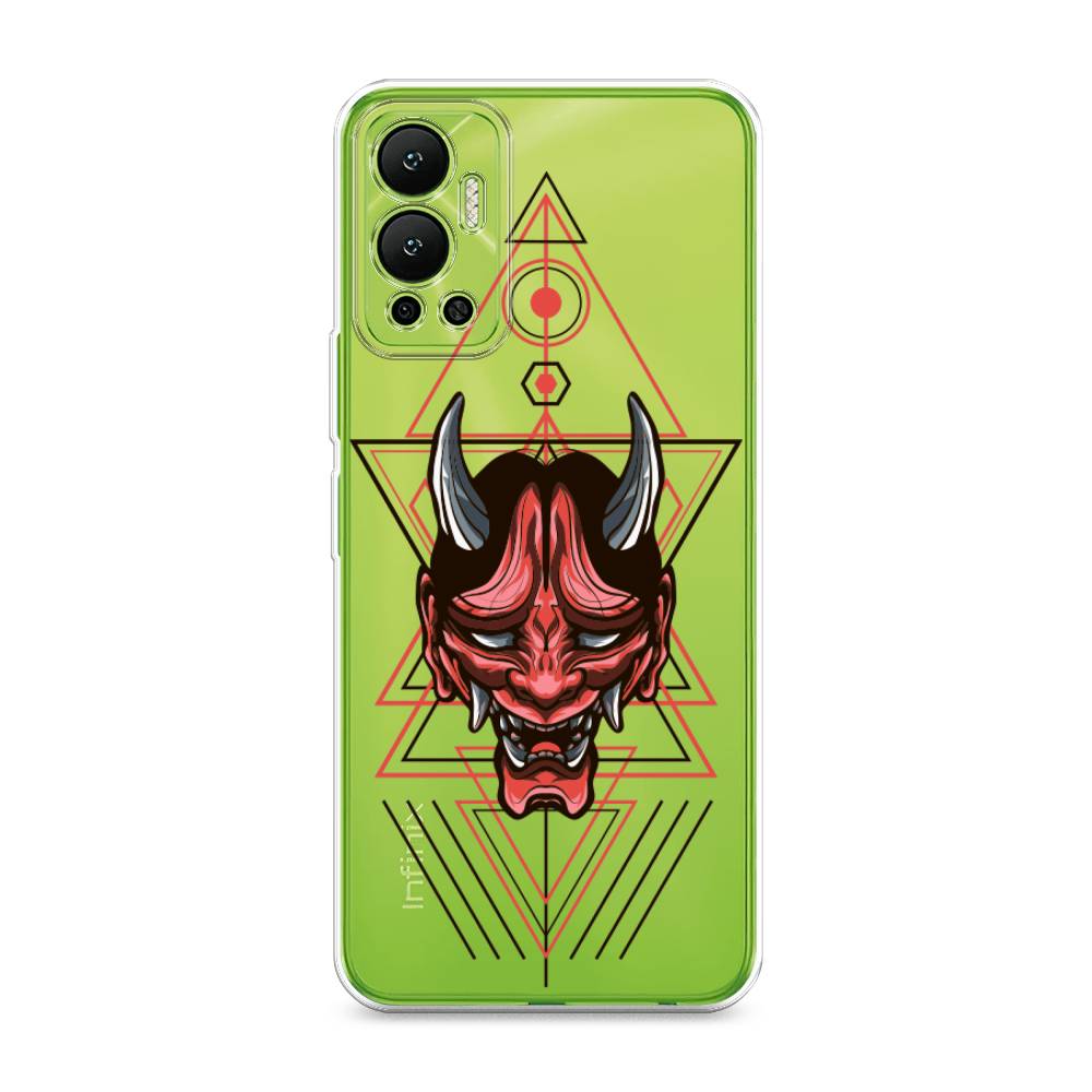 

Чехол для Infinix Hot 12 "Hanya Oni mask", Серый;красный;черный, 3101350-4
