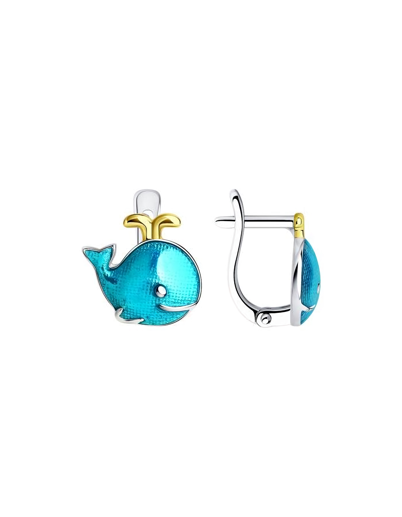 

Серьги из серебра TEO MAORI 894024881, эмаль, 894024881