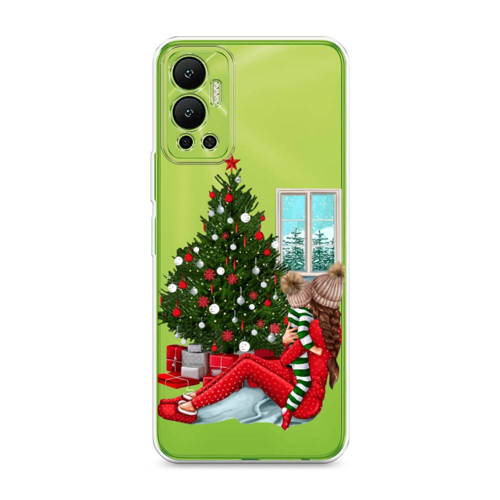 

Чехол на Infinix Hot 12 "Новый год с мамой", Красный;зеленый;голубой, 3101350-6