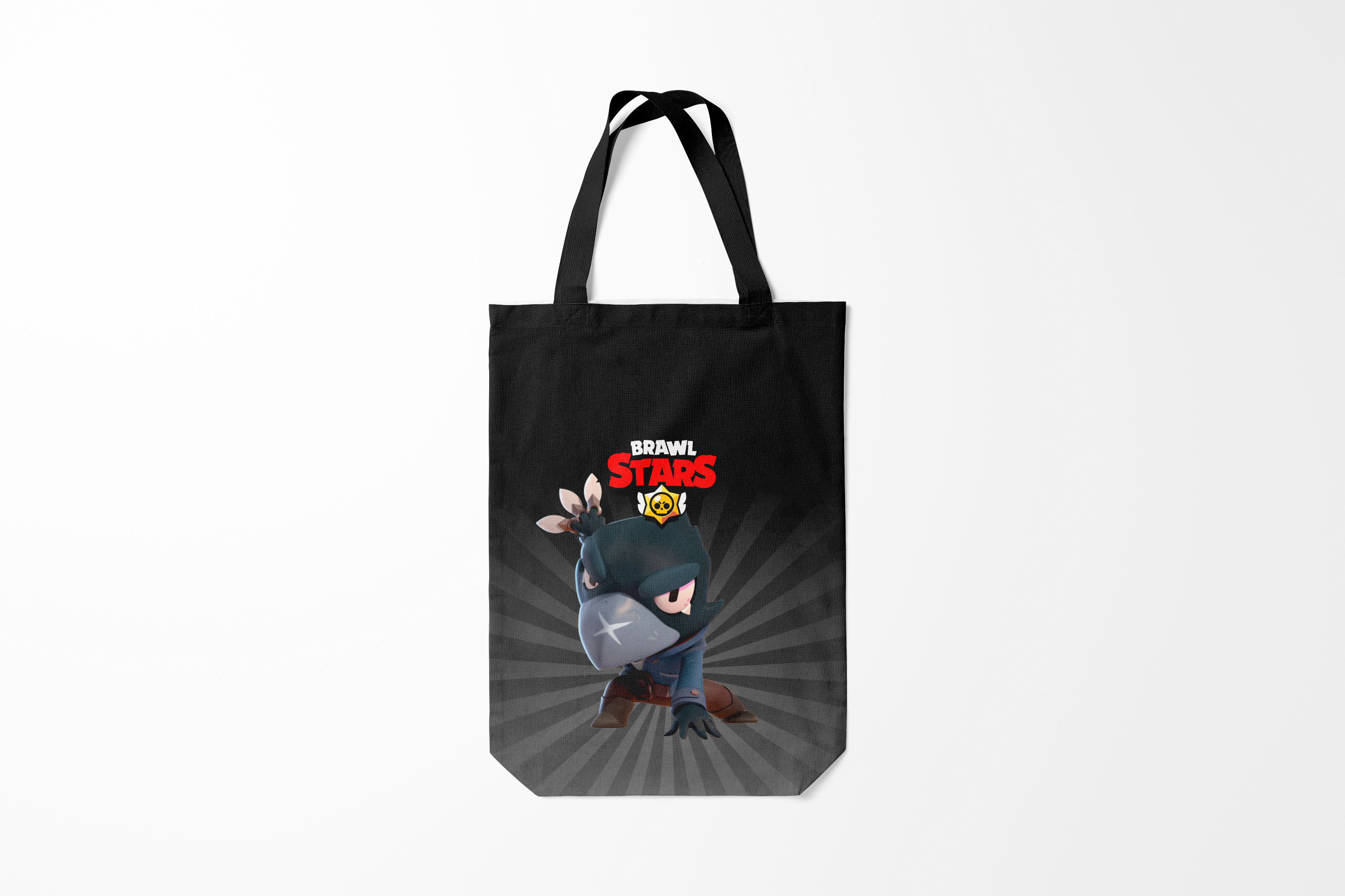 

Сумка шoппер унисекс Burnettie Brawl Stars CROW, черный; бирюзовый, Brawl Stars CROW