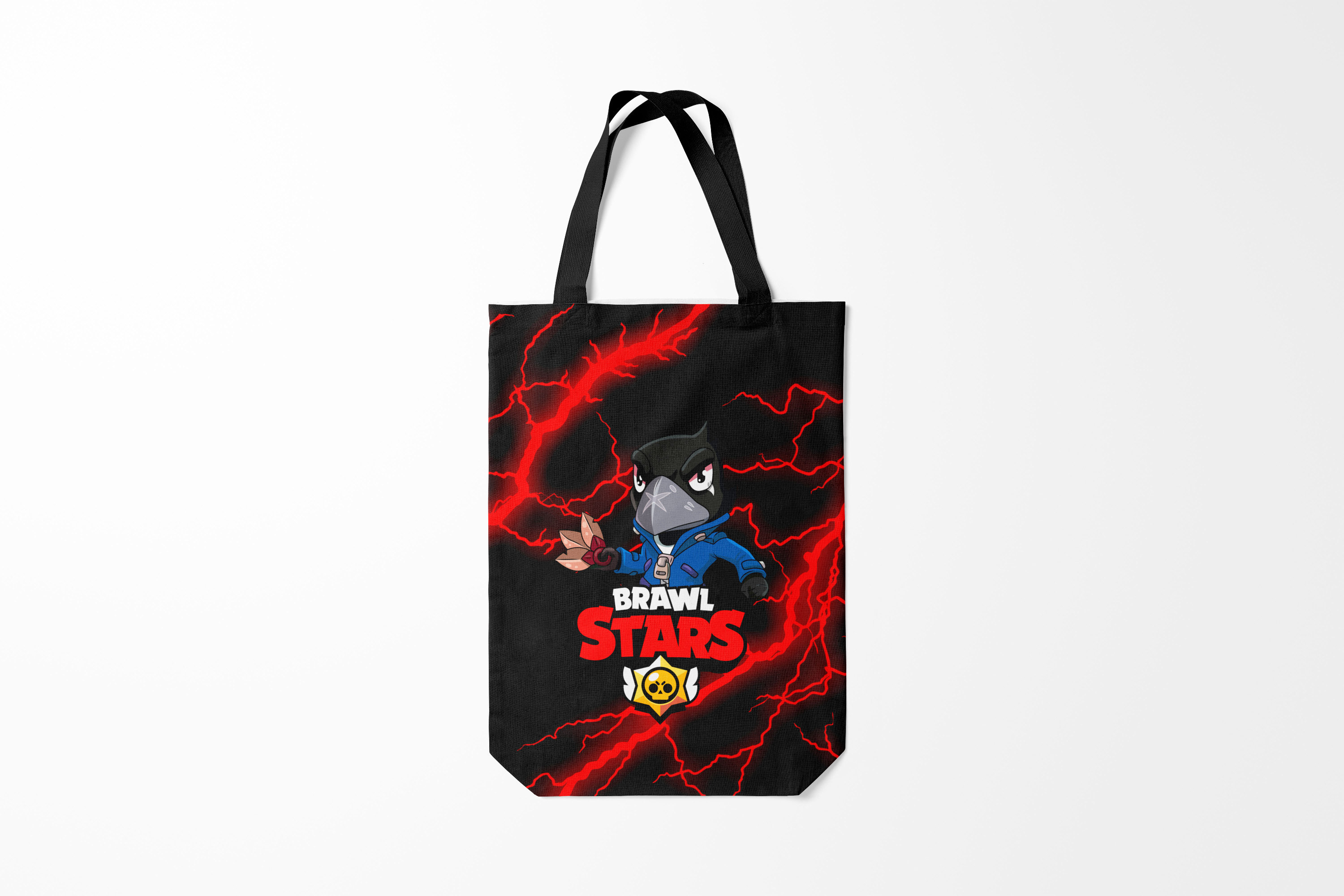 

Сумка шoппер унисекс Burnettie Brawl Stars CROW, бирюзовый, Brawl Stars CROW