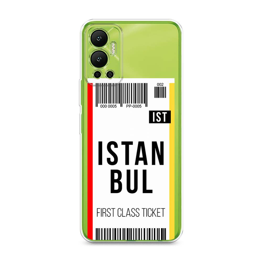 

Чехол для Infinix Hot 12 "Билет в Стамбул", Белый;черный;красный, 3101350-6