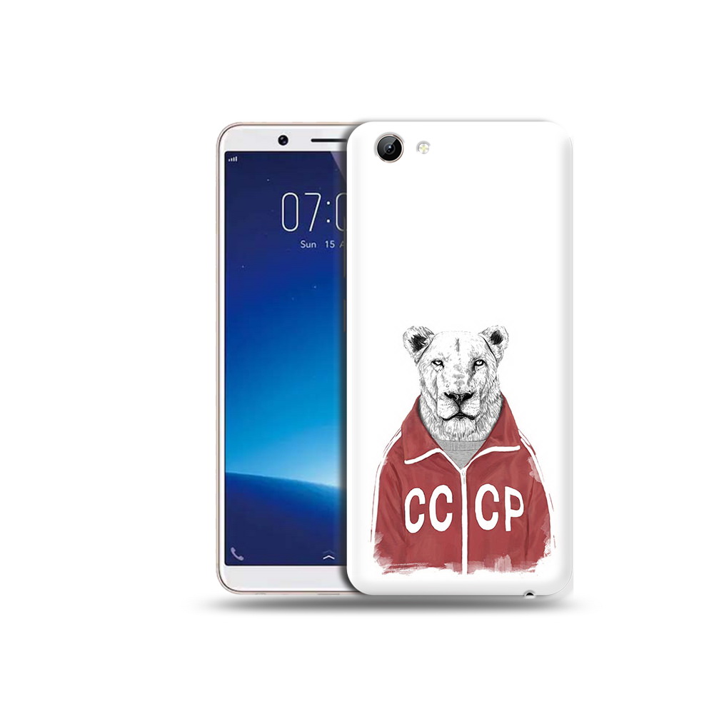 

Чехол MyPads Tocco для Vivo Y71 львица ссср (PT111858.440.450), Прозрачный, Tocco