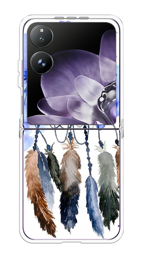 

Чехол на Xiaomi Mix Flip "Ловец снов 1", Коричневый;синий, 323150-1
