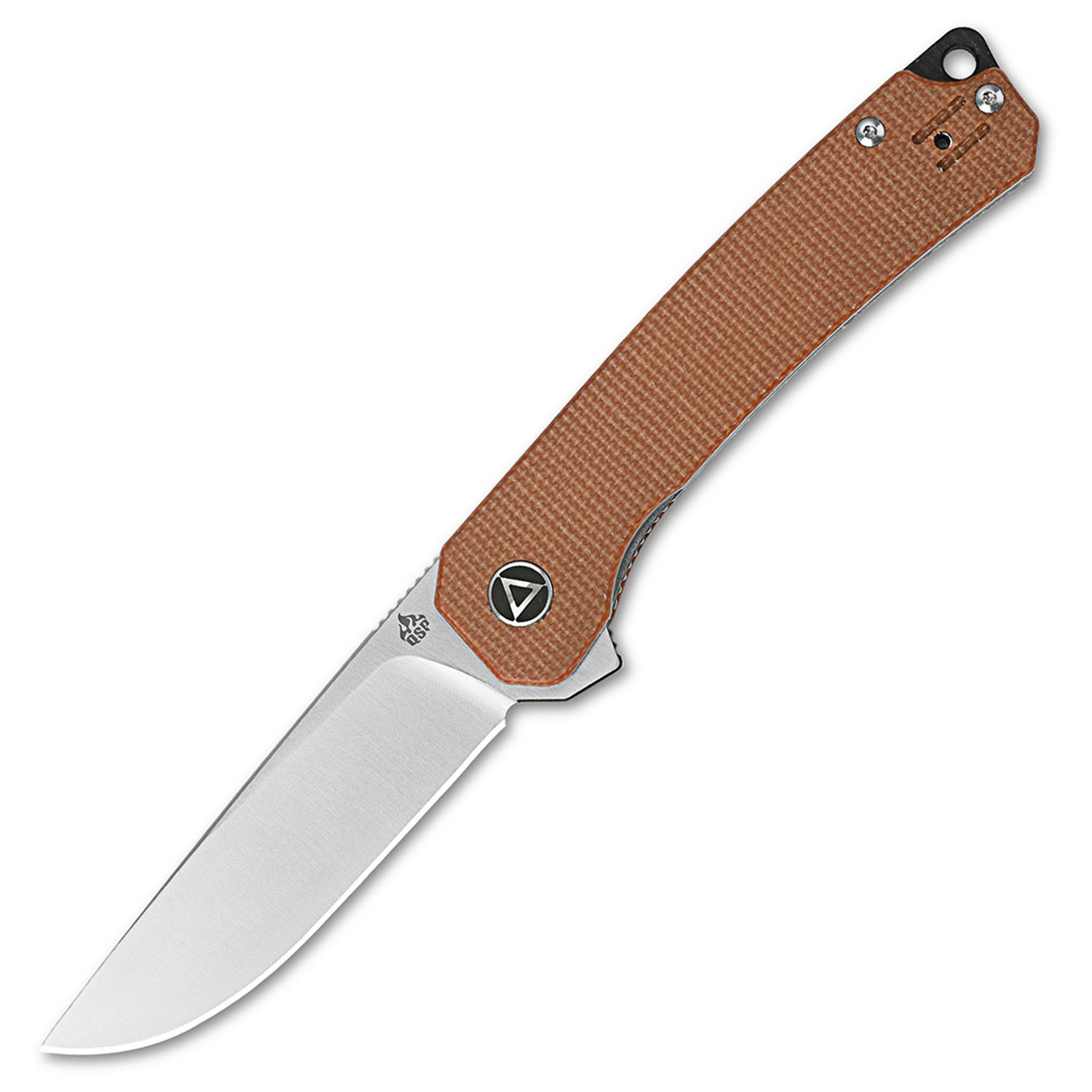 фото Складной нож qsp knife osprey qs139-a, сталь 14c28n, рукоять коричневая микарта