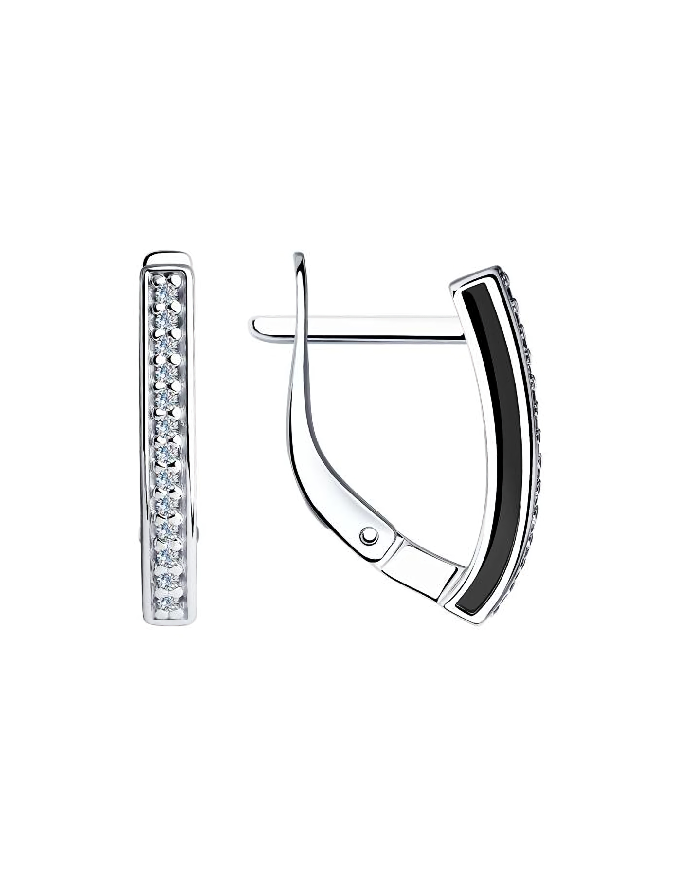 

Серьги из серебра TEO MAORI 894024728, фианит, 894024728