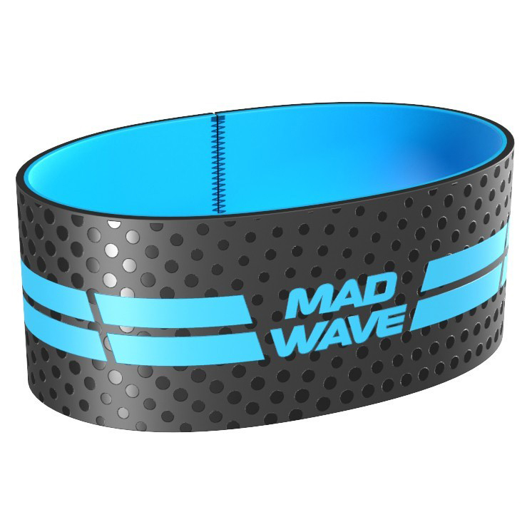Повязка на голову Mad Wave для триатлона Neo Headband синий M INT