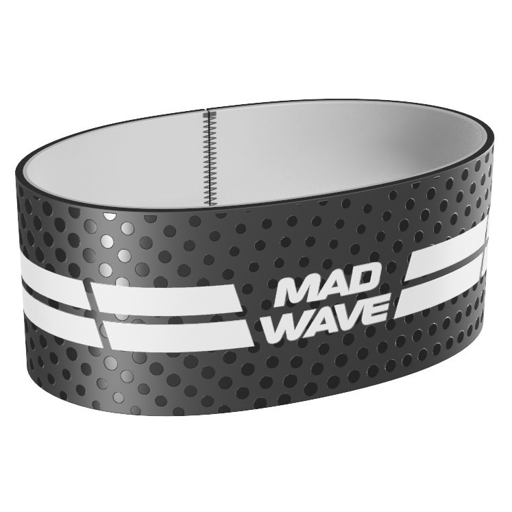 Повязка на голову Mad Wave для триатлона Neo Headband белый M INT