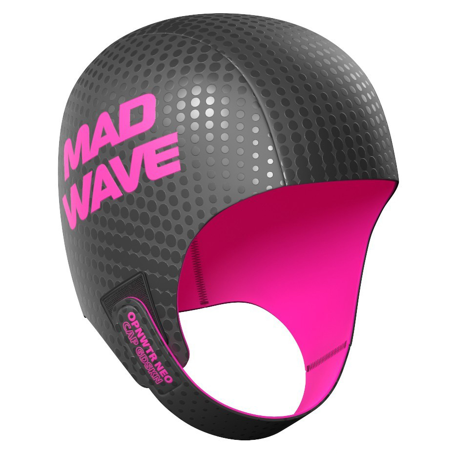 Гидрошлем Mad Wave для триатлона Neo Cap розовый L/XL INT