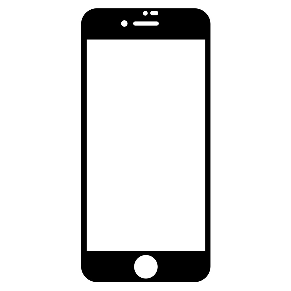 

Стекло защитное Krutoff с полной проклейкой для iPhone SE 2020 черное
