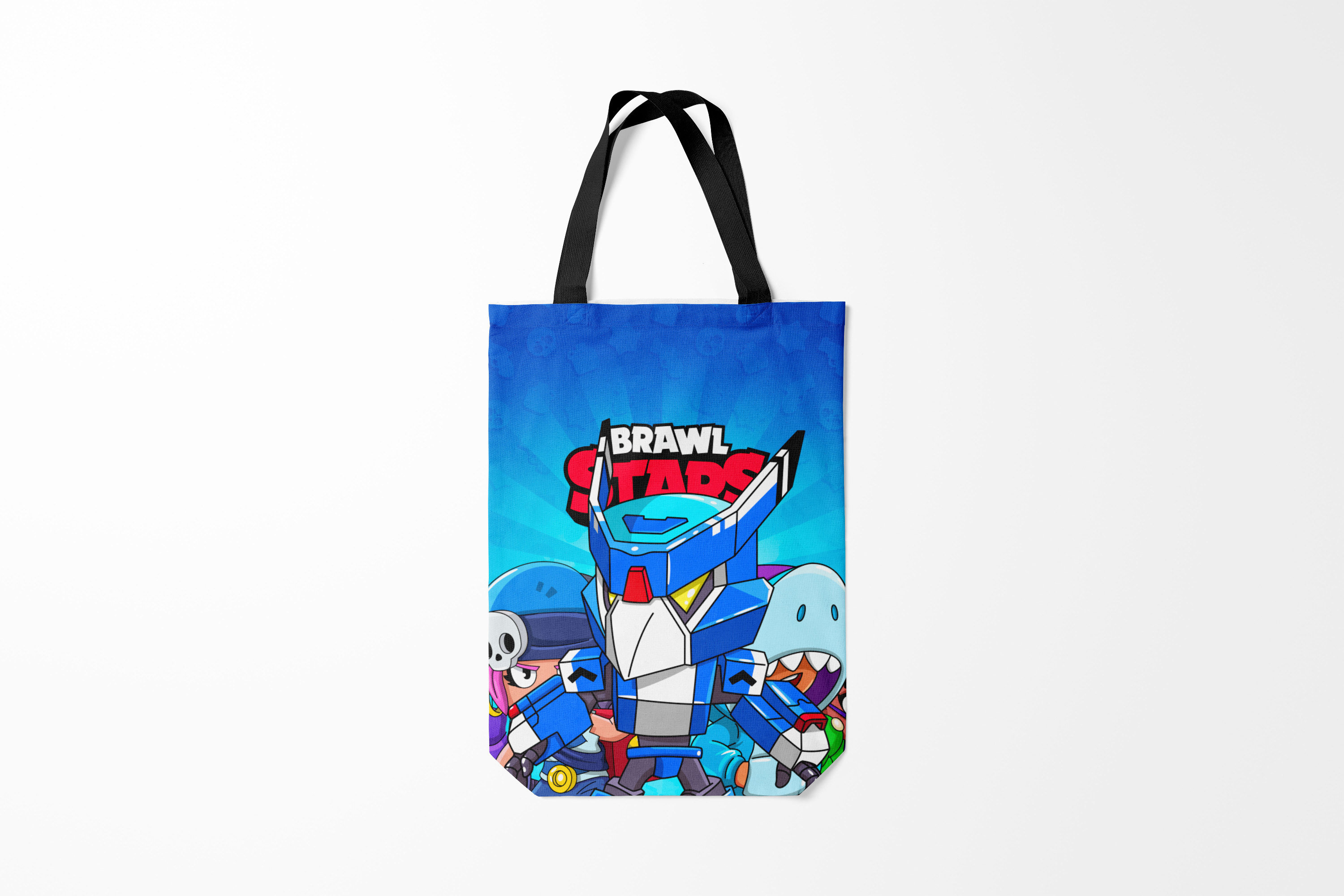 

Сумка шoппер унисекс Burnettie Brawl Stars CROW, черный; красный, Brawl Stars CROW