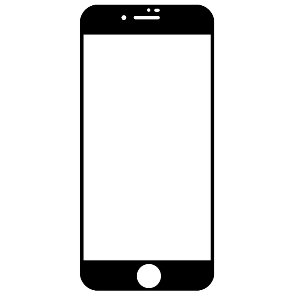 

Стекло защитное Krutoff с полной проклейкой для iPhone 8 черное