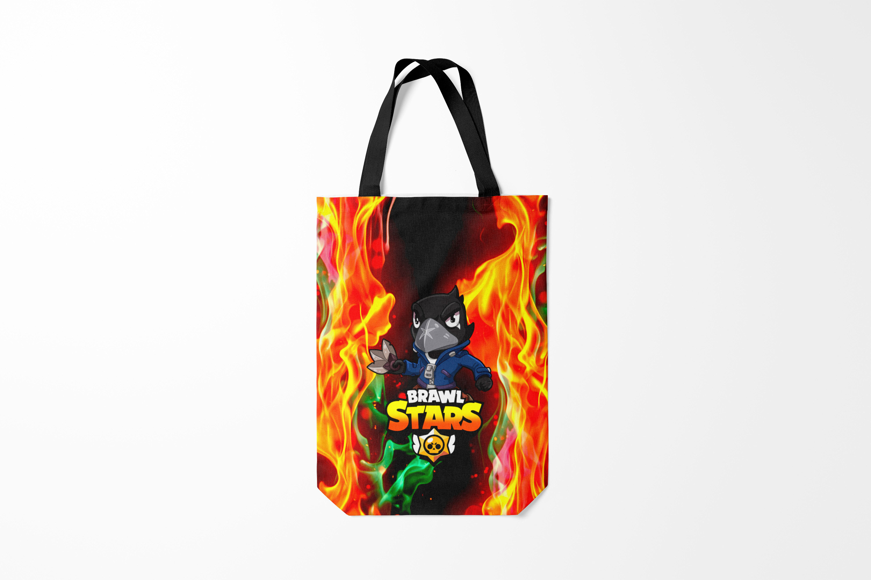 

Сумка шoппер унисекс Burnettie Brawl Stars CROW, черный; фиолетовый, Brawl Stars CROW