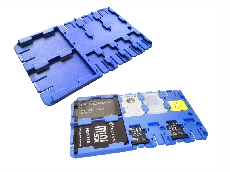 фото Футляр refi holder sd microsd sim blue