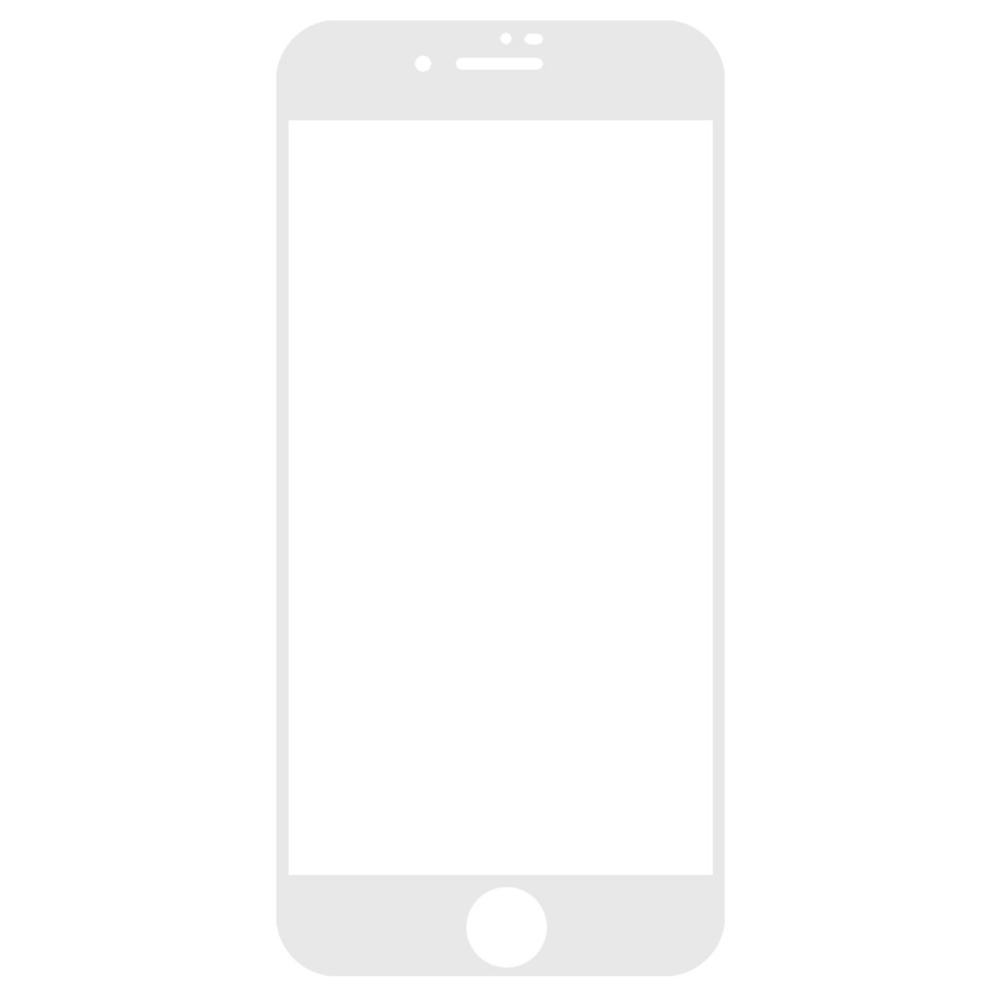 

Стекло защитное Krutoff с полной проклейкой для iPhone 8 белое
