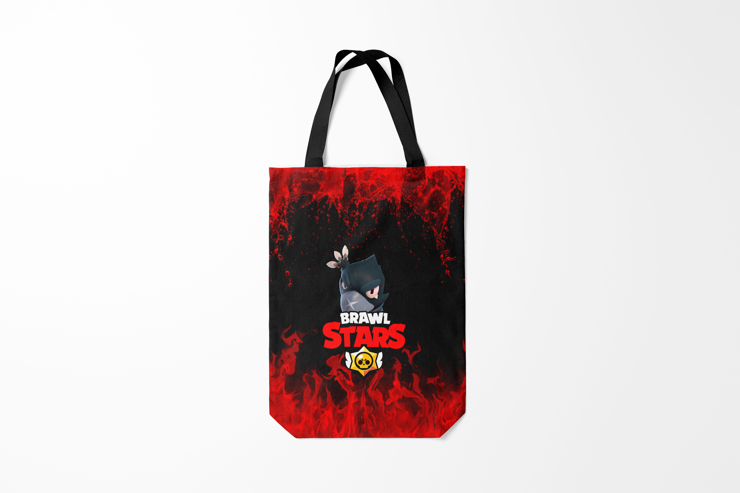 

Сумка шoппер унисекс Burnettie Brawl Stars CROW, голубой, Brawl Stars CROW