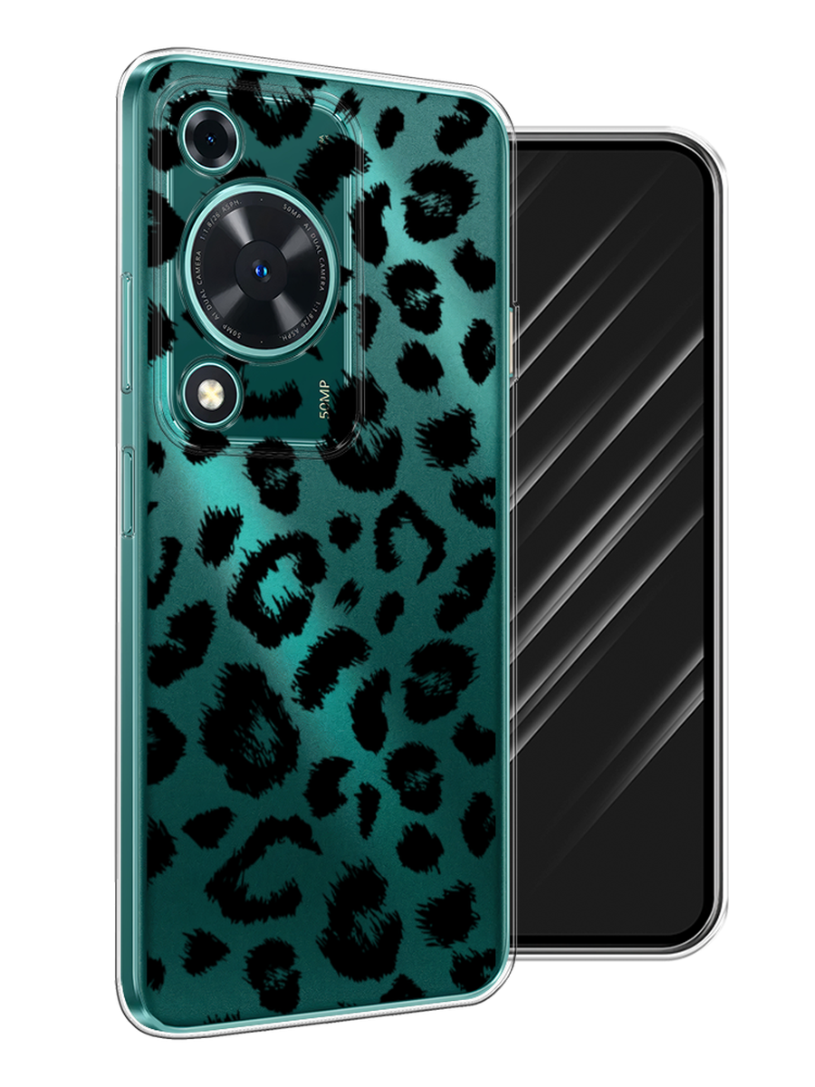 

Чехол Awog на Huawei Nova Y72 "Окрас леопарда фон", Черный, 6123650-1