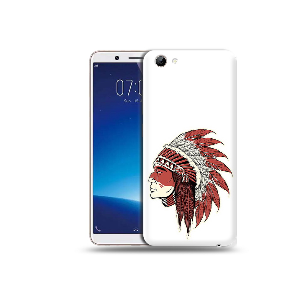 

Чехол MyPads Tocco для Vivo Y71 красный индеец (PT111858.440.411), Прозрачный, Tocco