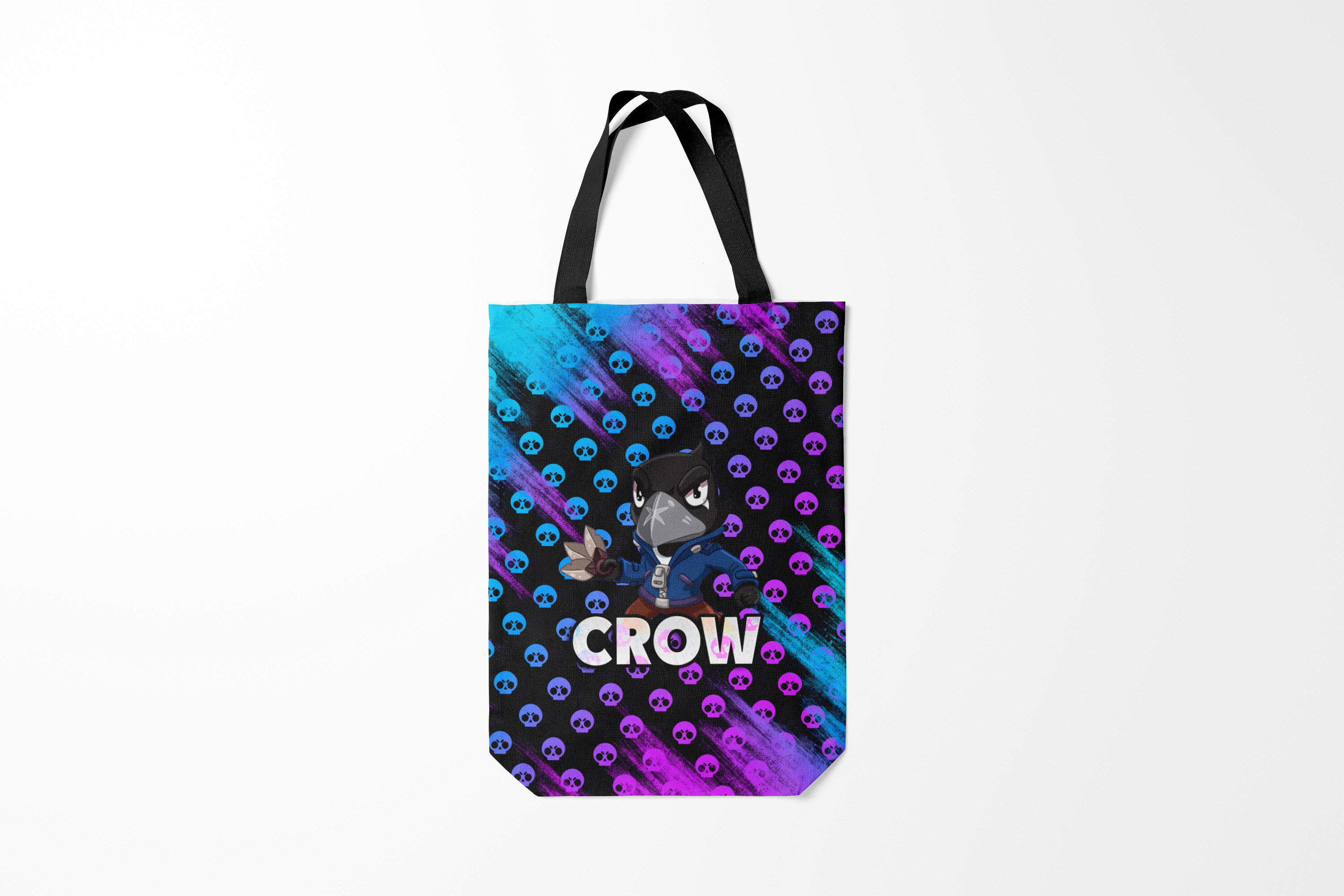 

Сумка шoппер унисекс Burnettie Brawl Stars CROW, фиолетовый, Brawl Stars CROW