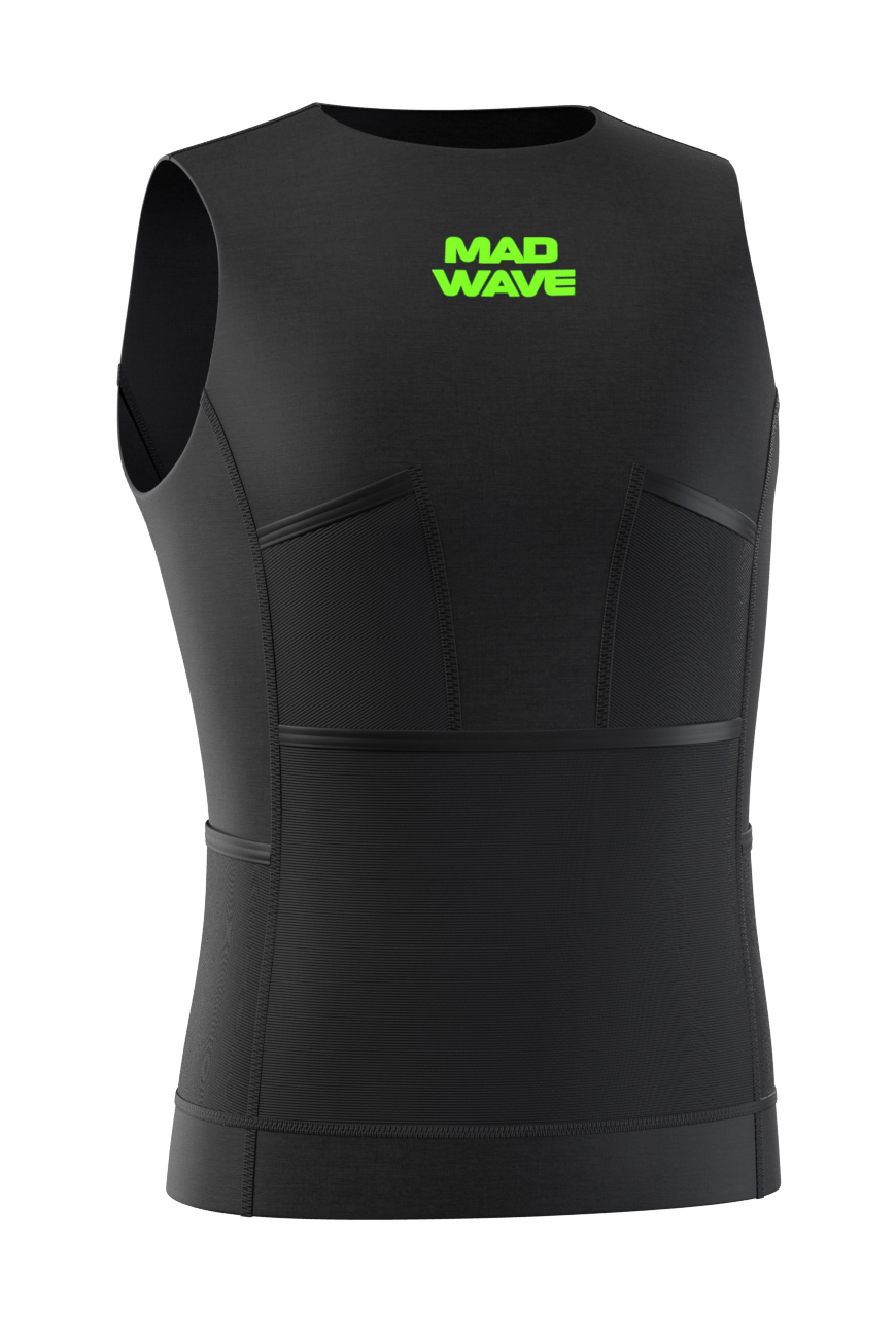 фото Майка mad wave neo onskin swmrn tank man, черный, xs int