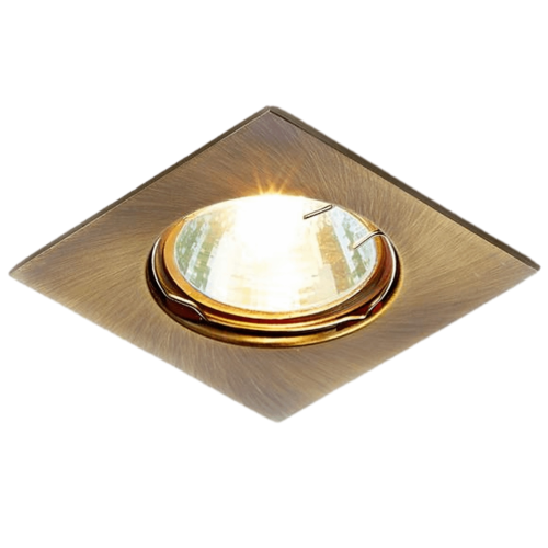 

Светильник встраиваемый Ambrella Organic Spot Iron 866A SB MR16 GU5.3 + GU10 LED 50W бронз