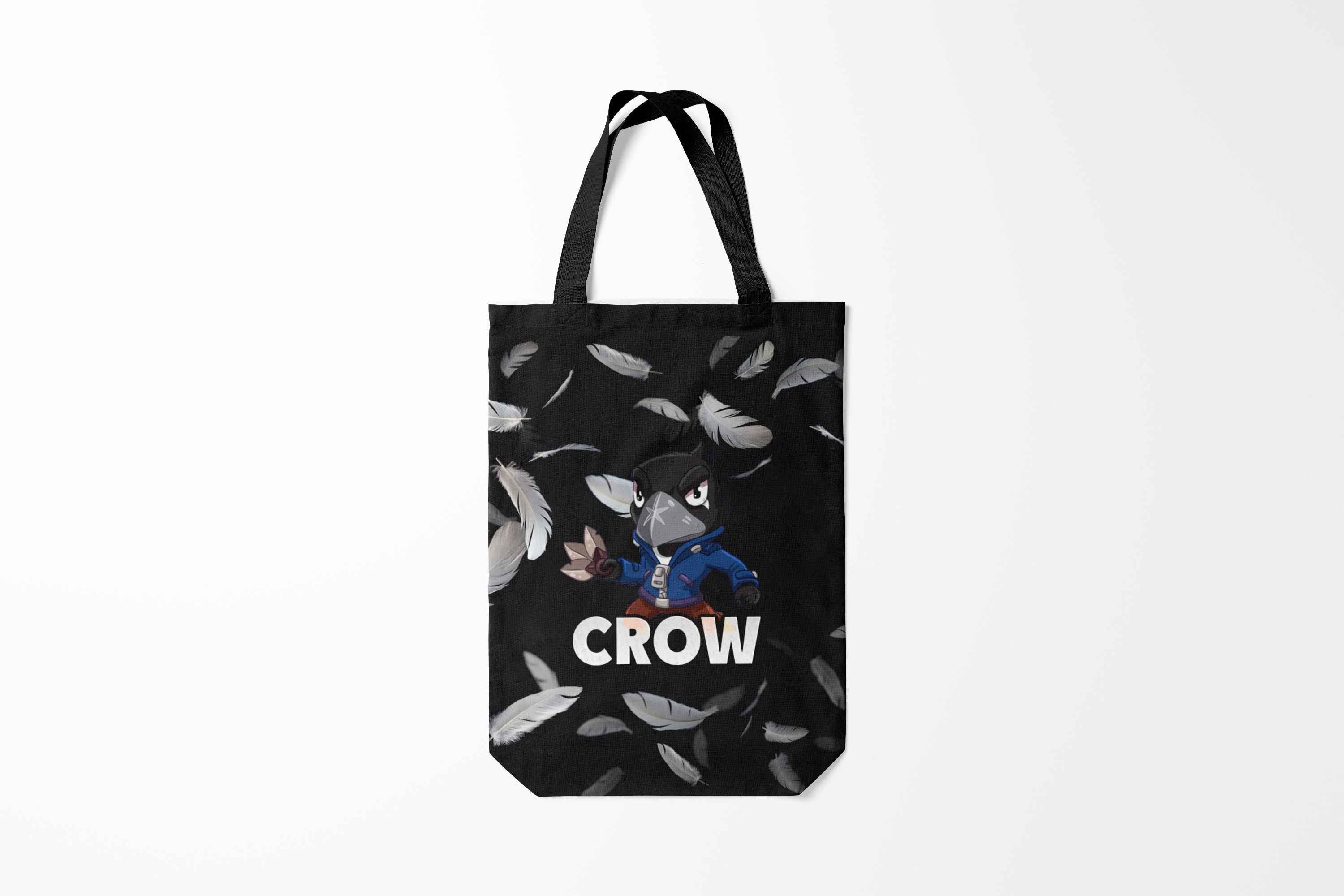 

Сумка шoппер унисекс Burnettie Brawl Stars Crow, синий, Разноцветный, Brawl Stars Crow
