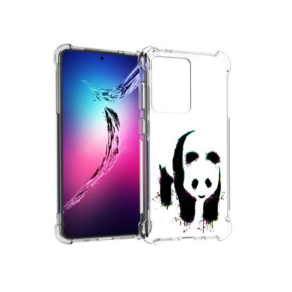 

Чехол MyPads Tocco для Samsung Galaxy S20+ панда в акварели (PT141343.495.532), Прозрачный, Tocco