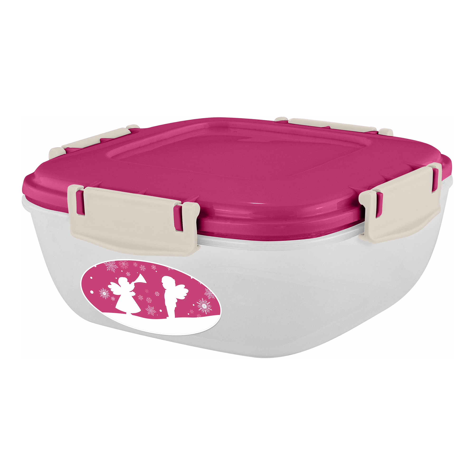 

Контейнер для хранения продуктов Sugar&Spice Ангел 350 мл, Прозрачный;розовый