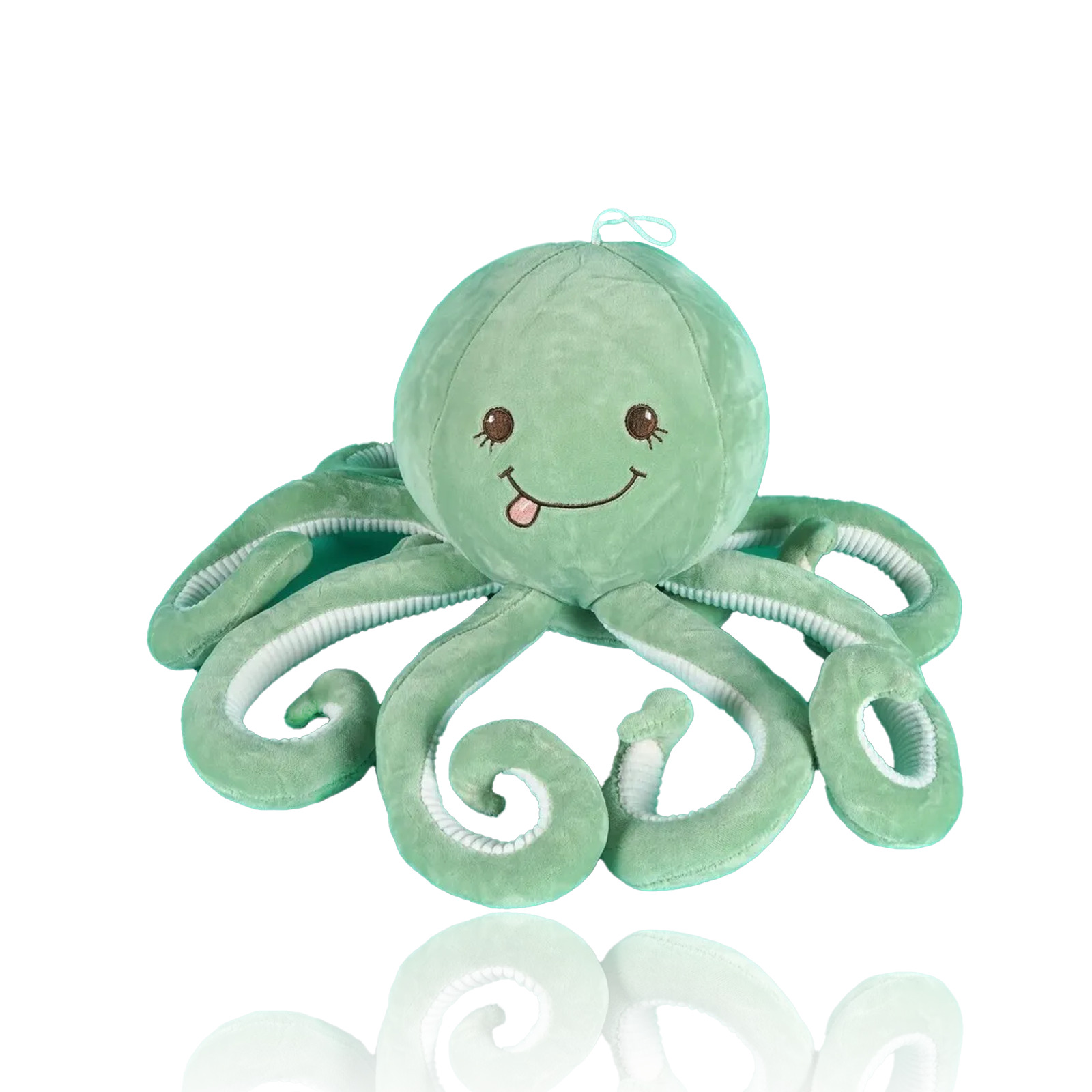 фото Мягкая плюшевая игрушка nano shop осьминог зеленый 50 см octopus-50-green