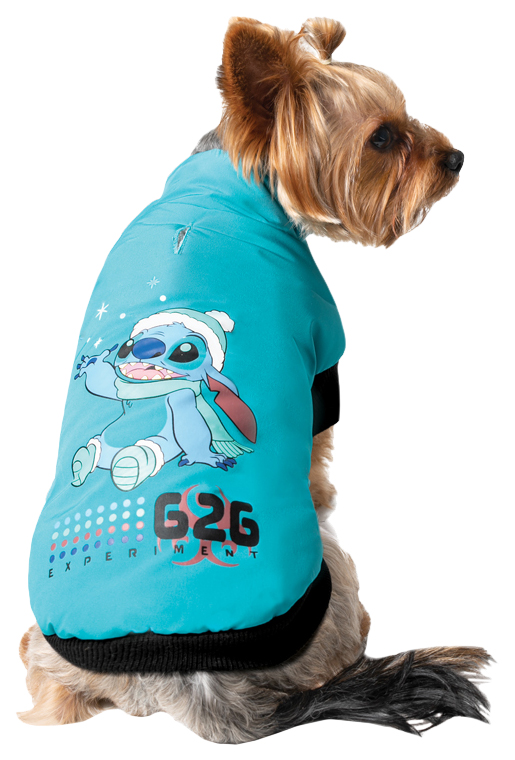 Попона для собак Triol одежда Stitch, унисекс, голубой, L, длина спины 35 см