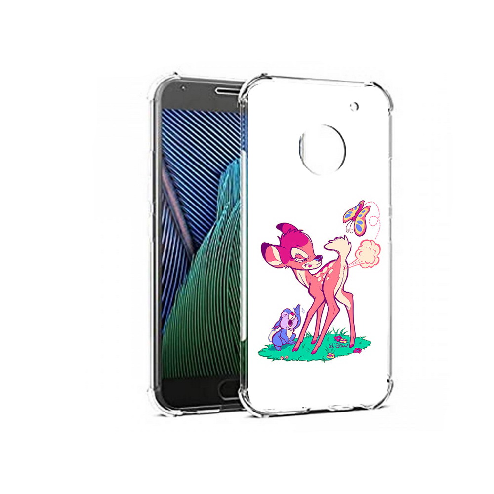 

Чехол MyPads Tocco для Motorola Moto G5 смешной олененок (PT67504.367.610), Прозрачный, Tocco