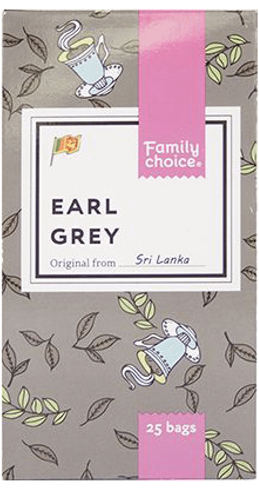 

Чай черный Family Choice Эрл Грей листовой 100 г
