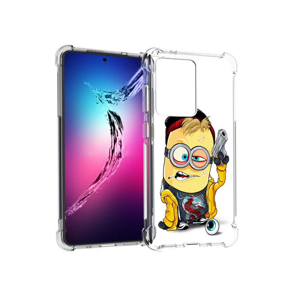 

Чехол MyPads Tocco для Samsung Galaxy S20+ миньон бандит (PT141343.495.475), Прозрачный, Tocco