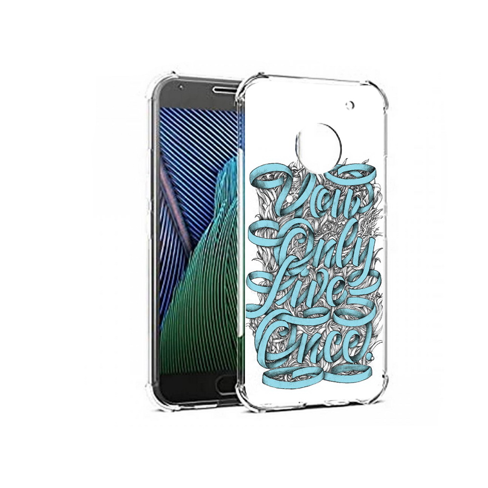 

Чехол MyPads Tocco для Motorola Moto G5 слова из ленты абстракция (PT67504.367.607), Прозрачный, Tocco