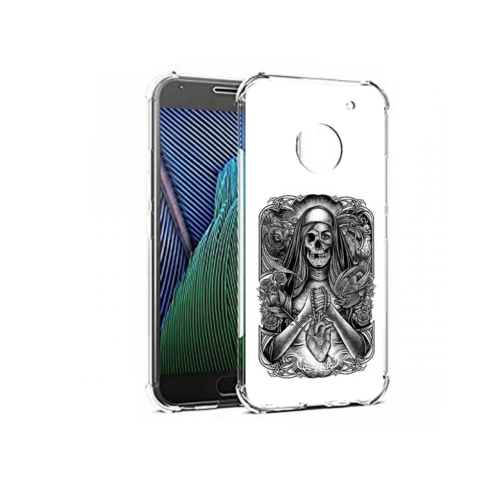 

Чехол MyPads Tocco для Motorola Moto G5 скелет с сердцем (PT67504.367.603), Прозрачный, Tocco