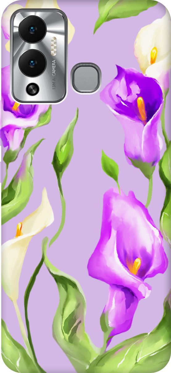 

Чехол на Infinix Hot 12 Play NFC "Amazing Callas" сиреневый, Фиолетовый, 14689