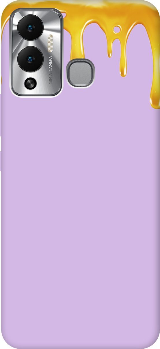 

Чехол на Infinix Hot 12 Play NFC "Honey" сиреневый, Фиолетовый;оранжевый, 14688