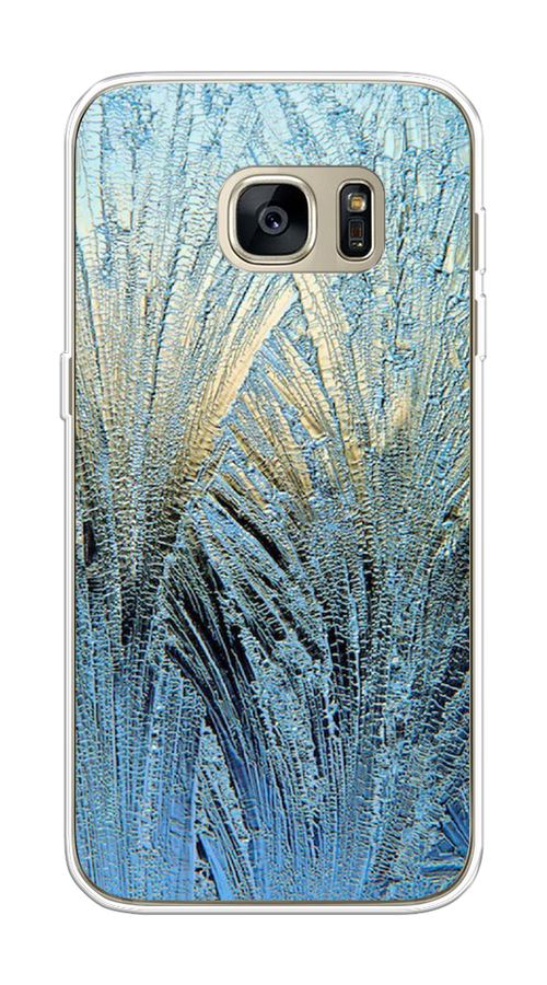 

Чехол Awog на Samsung Galaxy S7 "Лёд", Голубой, 24550-4