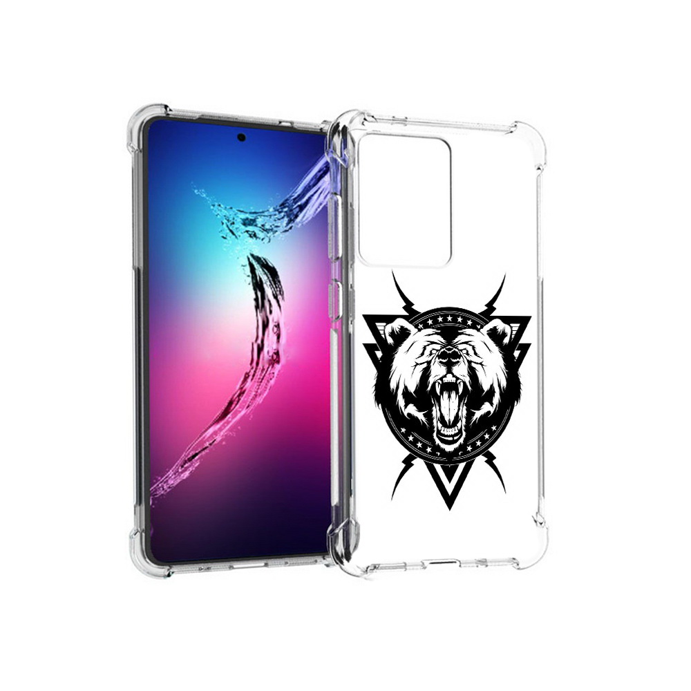 

Чехол MyPads Tocco для Samsung Galaxy S20+ медведь в треугольнике (PT141343.495.464), Прозрачный, Tocco