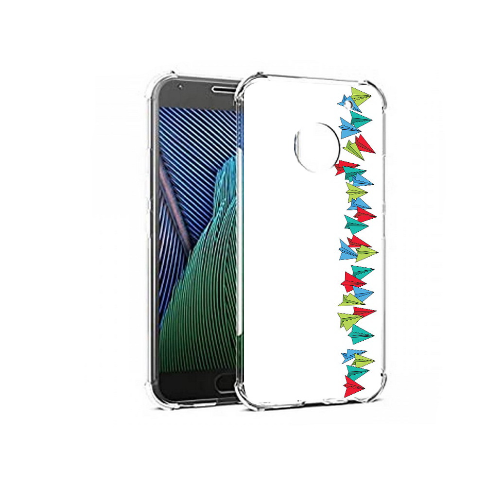 

Чехол MyPads Tocco для Motorola Moto G5 самолетики из листочков (PT67504.367.593), Прозрачный, Tocco