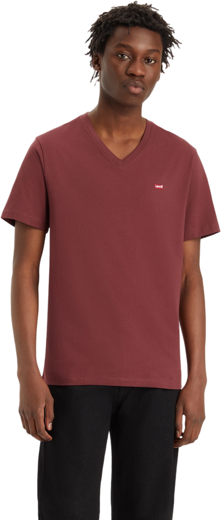 

Футболка мужская Levi's CLASSIC HM V NECK TEE REDS красная XL, Красный, CLASSIC HM V NECK TEE REDS