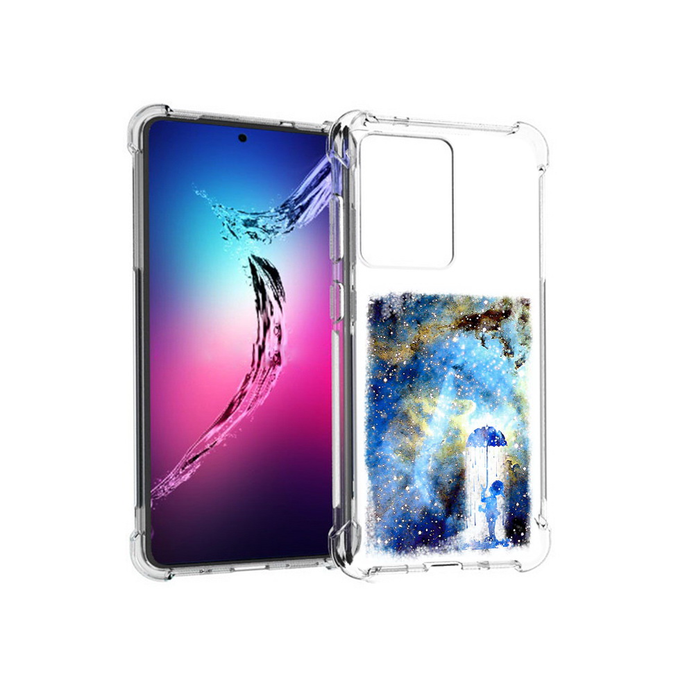 

Чехол MyPads Tocco для Samsung Galaxy S20+ мальчик в небе (PT141343.495.455), Прозрачный, Tocco