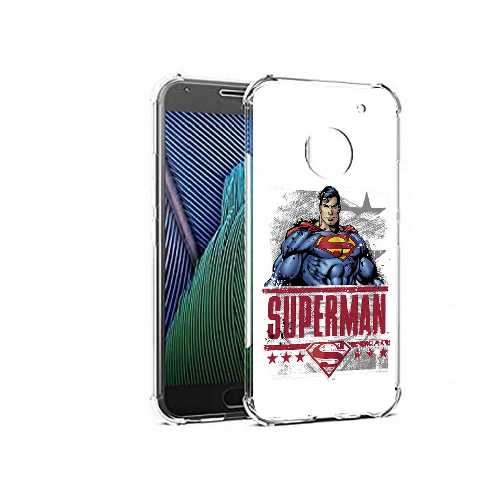 

Чехол MyPads Tocco для Motorola Moto G5 рисунок супермен (PT67504.367.583), Прозрачный, Tocco