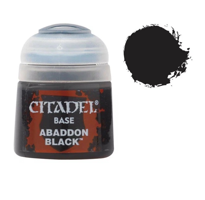 

21-25GW Баночка с краской: Черный Аббадон Paint Pot: Abbaddon Black