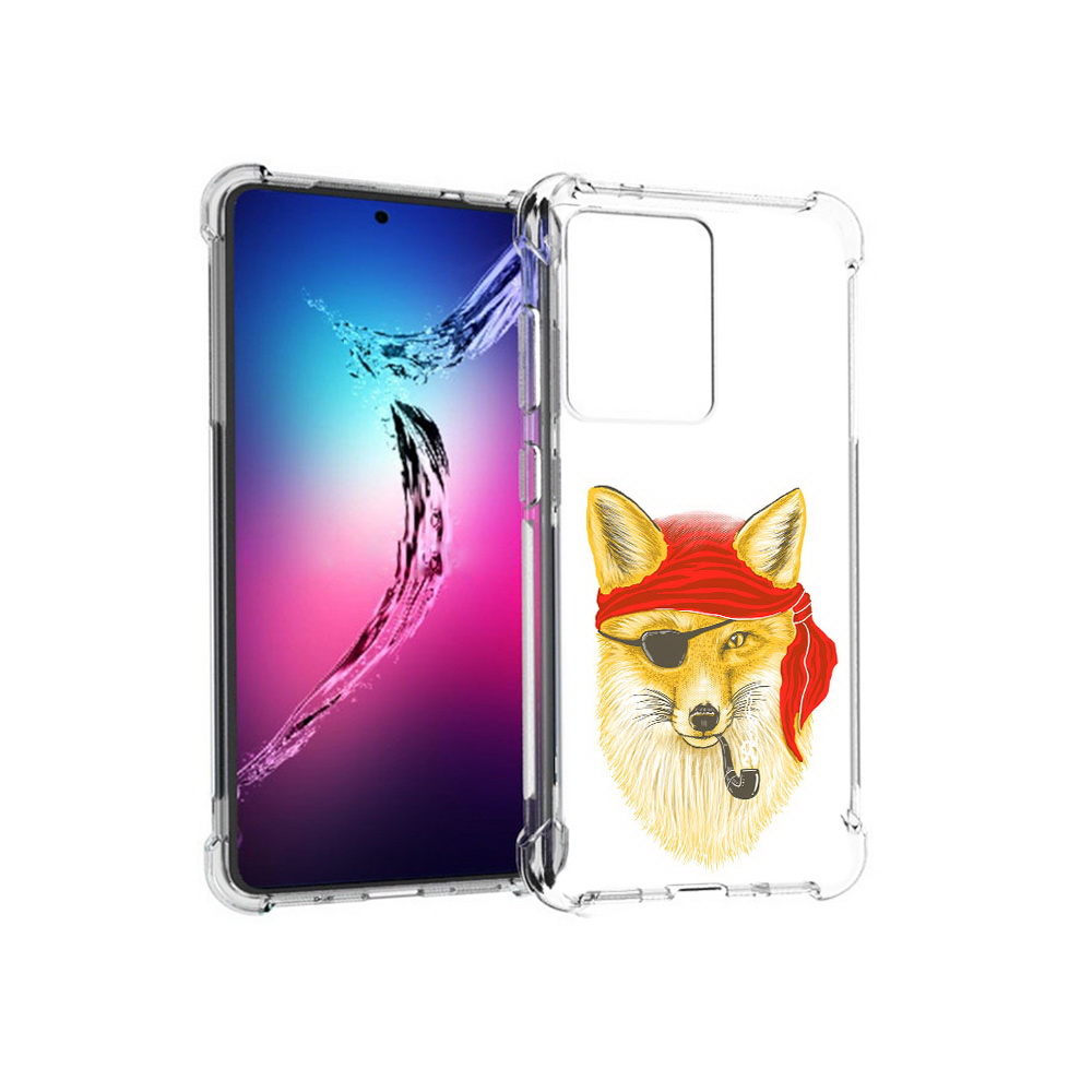 

Чехол MyPads Tocco для Samsung Galaxy S20+ лиса-пират (PT141343.495.440), Прозрачный, Tocco