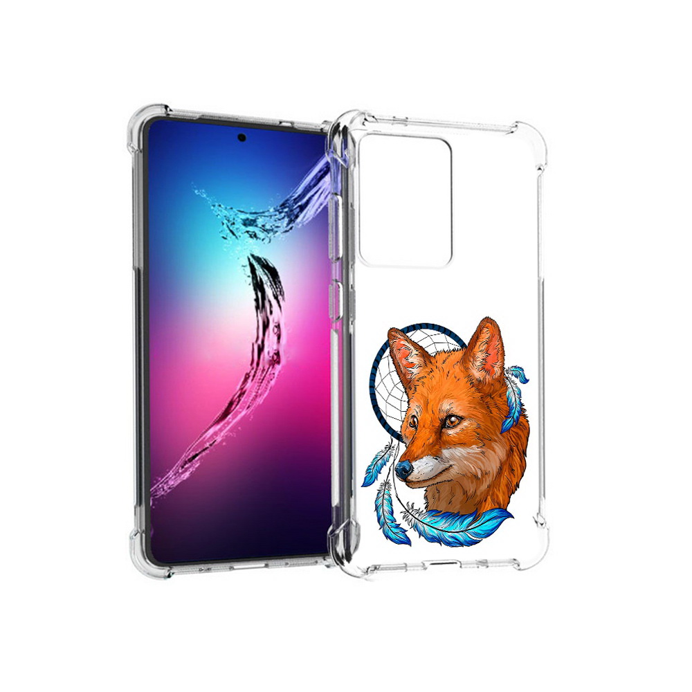 

Чехол MyPads Tocco для Samsung Galaxy S20+ лиса и ловец снов (PT141343.495.438), Прозрачный, Tocco