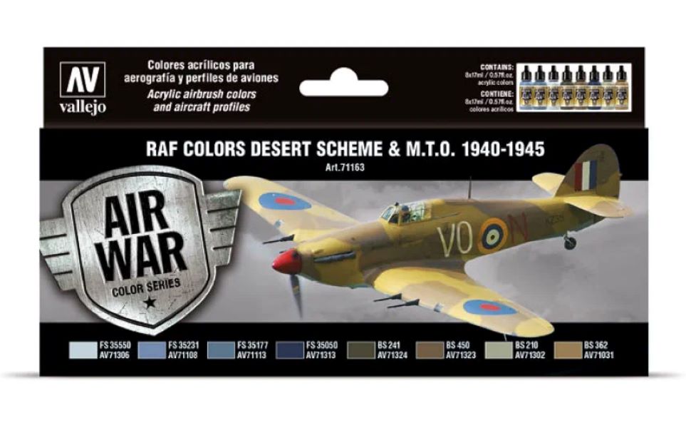 

V-71163 Набор Model Air - WWII RAF DESERT 8цв., Разноцветный
