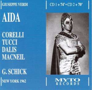 Verdi: Aida. New York. March 03, 1962