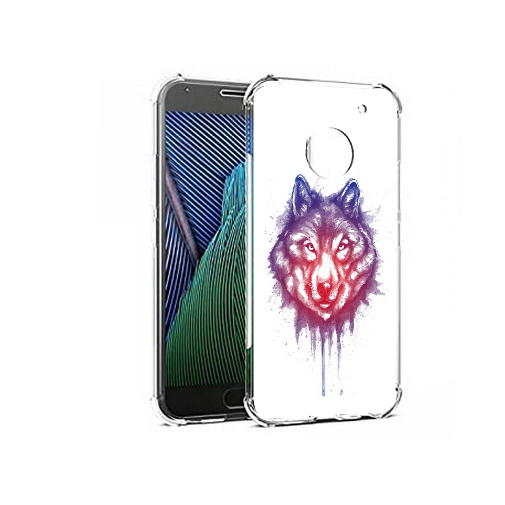 

Чехол MyPads Tocco для Motorola Moto G5 пушистый волк (PT67504.367.561), Прозрачный, Tocco