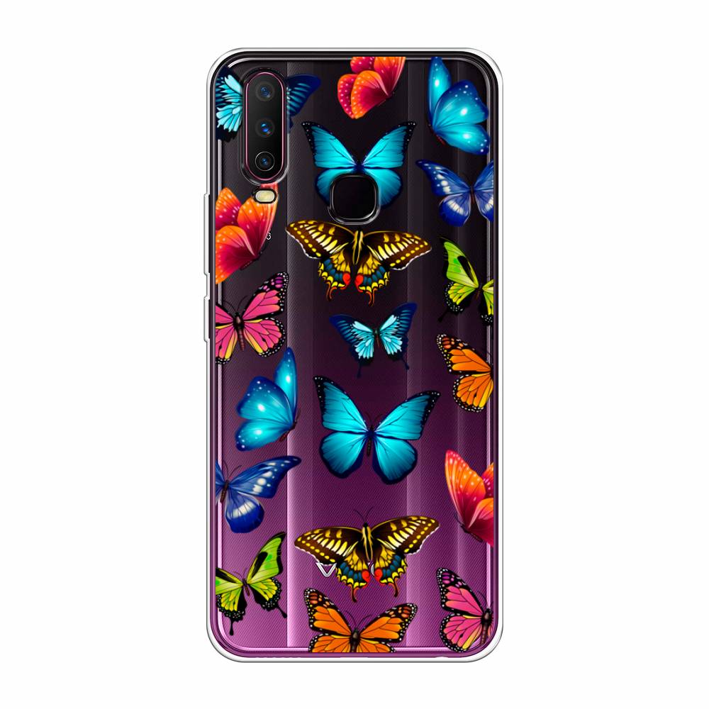 

Силиконовый чехол "Разные бабочки" на Vivo Y17, Разные бабочки